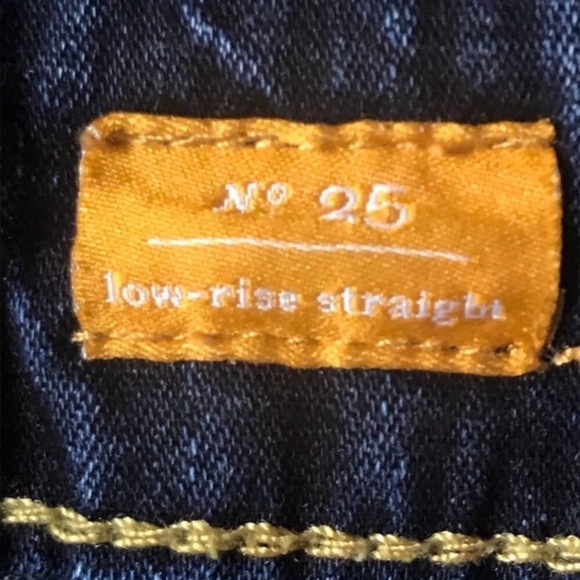 ANTHROPOLOGIE Pilcro Ankle Zip Low Rise Straight Jeans - Picture 7 of 8